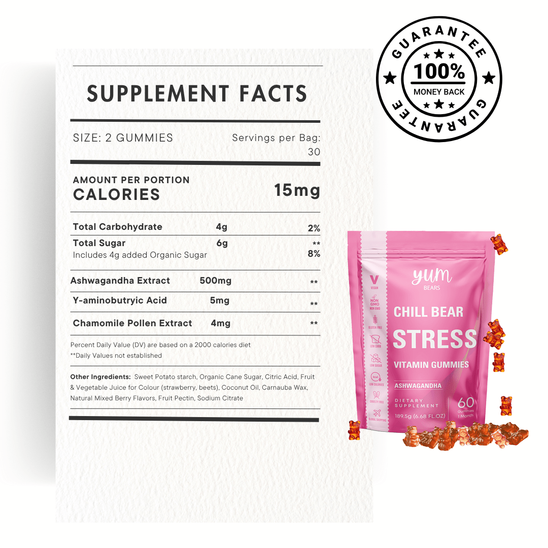 Bear Essentials Bundle (Sleep, Stress, Hair) - YUMBears.com