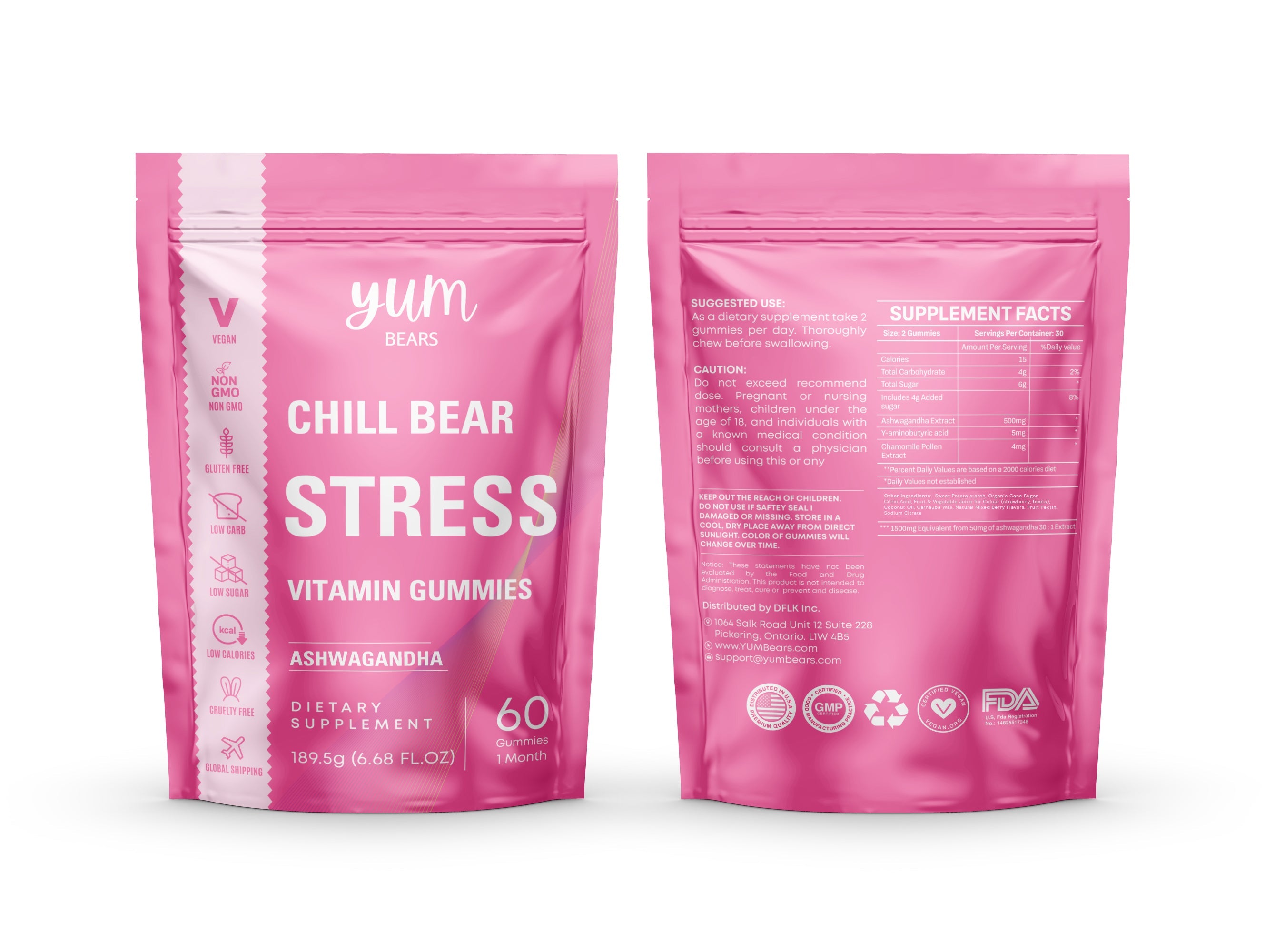 Chillbear STRESS Gummy - YUMBears.com