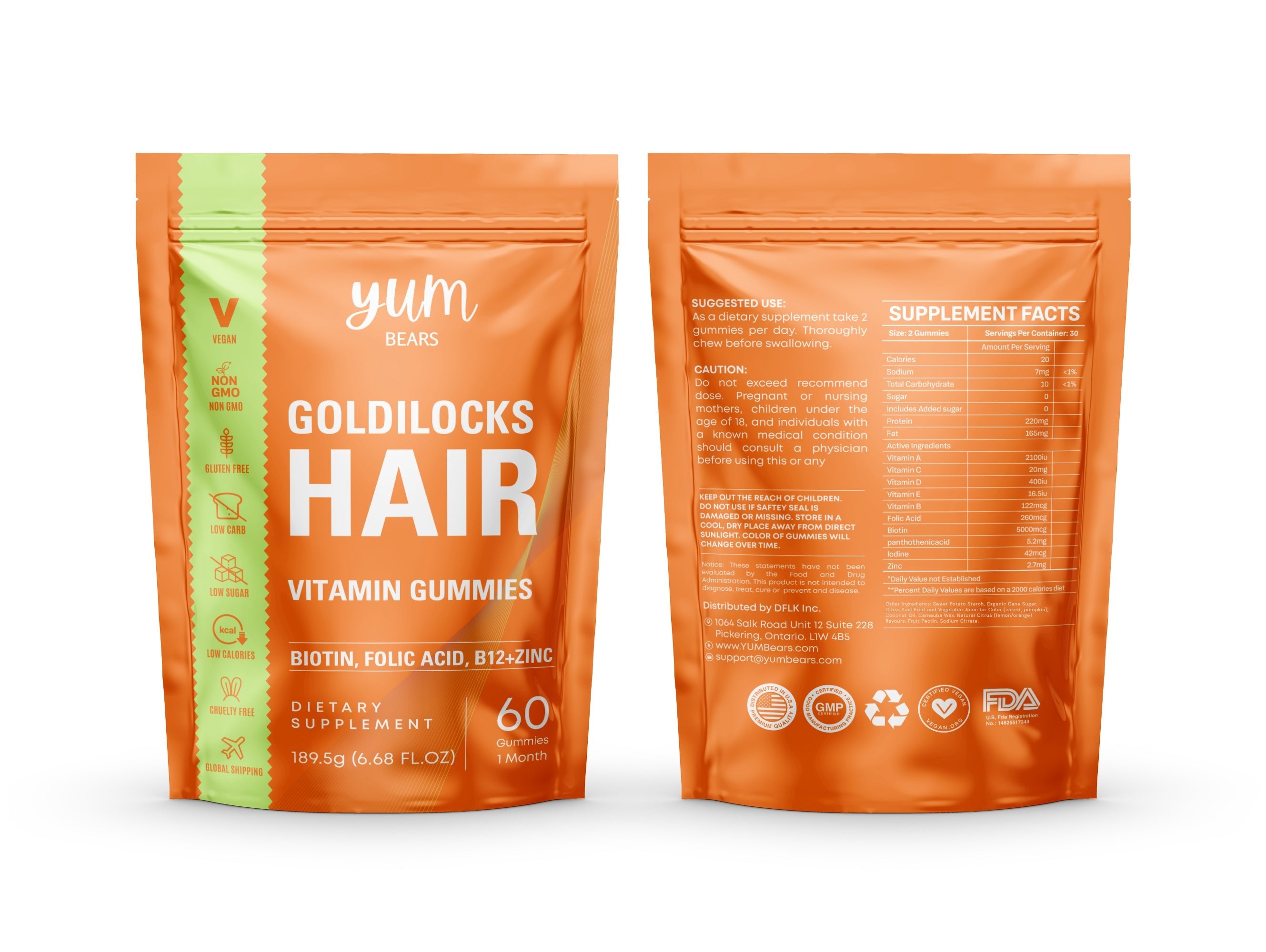 Goldilocks HAIR Gummy - YUMBears.com