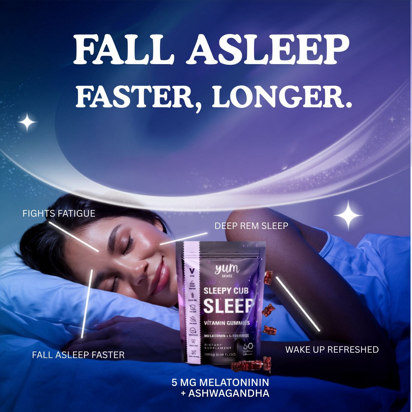 Sleepy Cub SLEEP Gummy - YUMBears.com