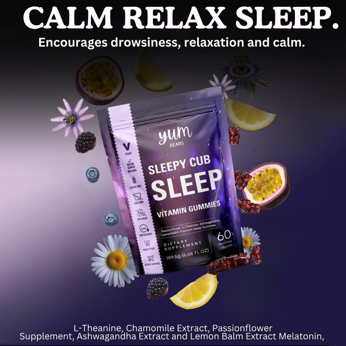 Sleepy Cub SLEEP Gummy - YUMBears.com