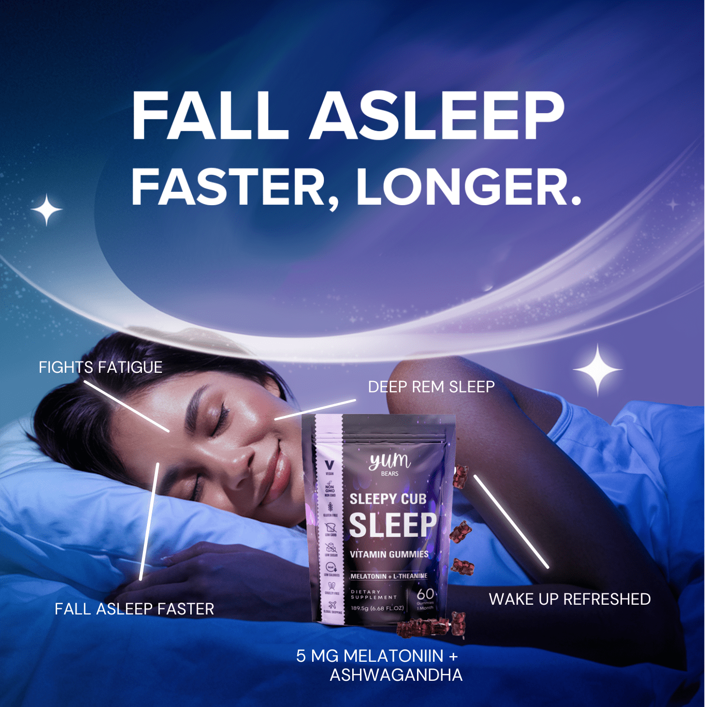 Sleepy Cub SLEEP Gummy - YUMBears.com