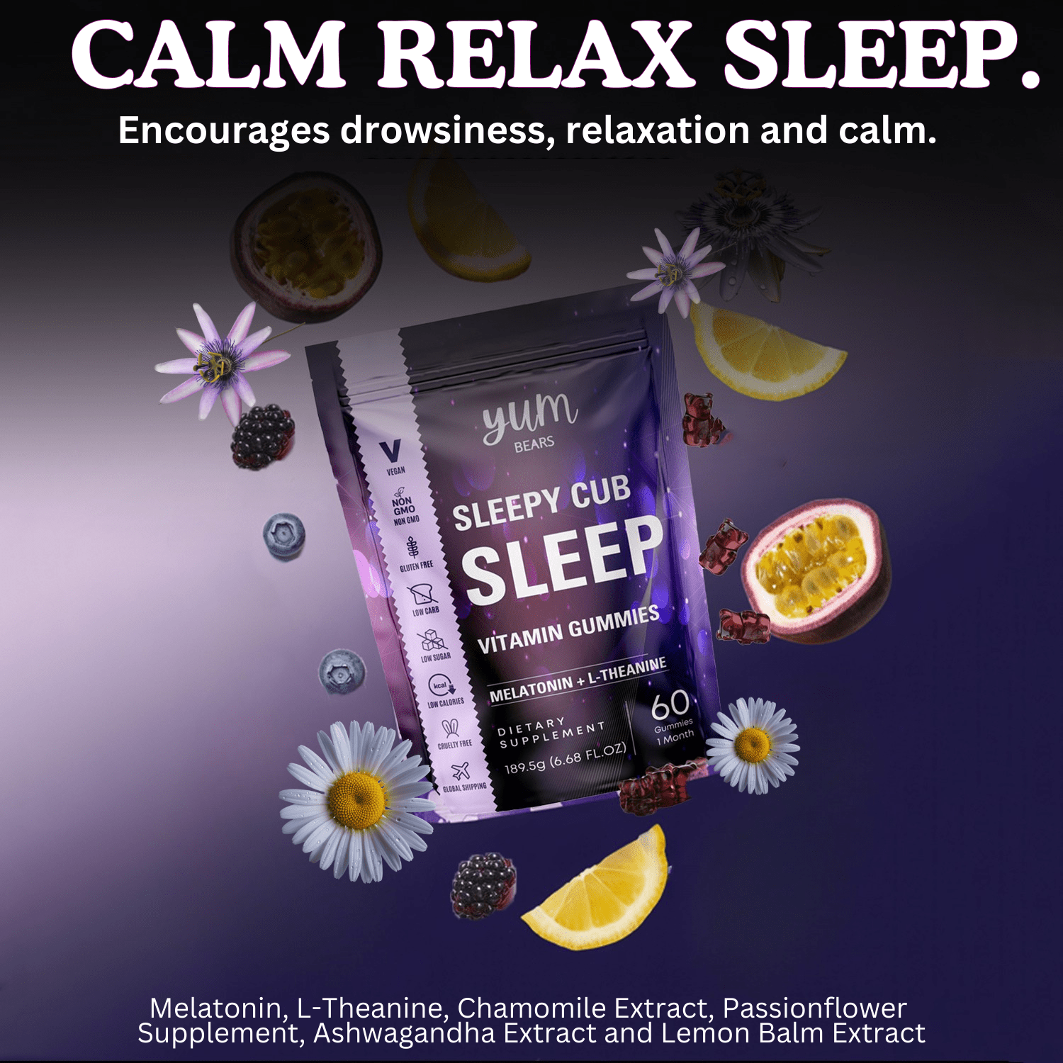 Sleepy Cub SLEEP Gummy - YUMBears.com