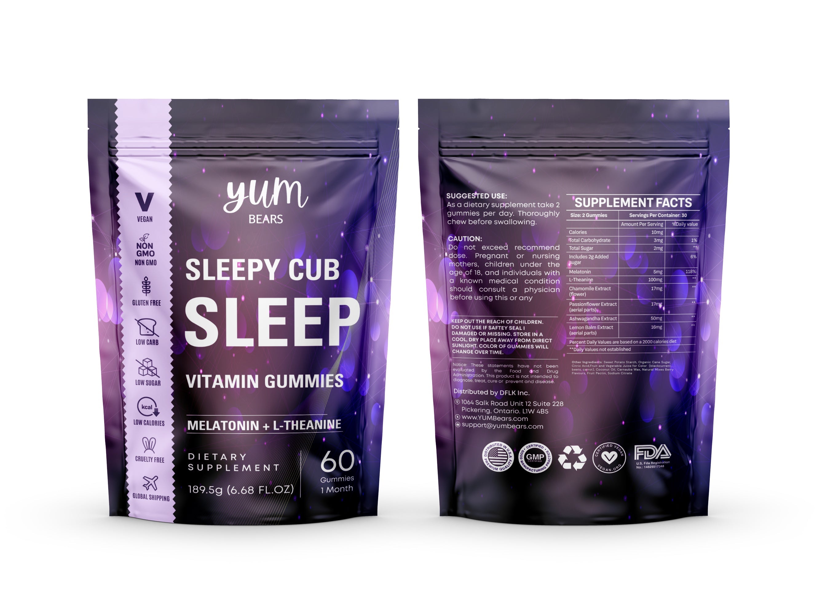 Sleepy Cub SLEEP Gummy - YUMBears.com